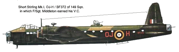 149 Sqn. Stirling of R.H. Middleton, 1942