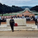 Air Vice–Marshal, Christopher Spence, AM, Deputy Chief Royal Australian Air Force Laying of wreaths at the Australian War Memorial.