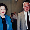 Guest of Honour Arthur Skimin (Vice Pres. Canberra RAAF Assoc.) & wife Peggy. Arthur did a wonderful service of organising the rock & plaques in honour of Hughie Edwards VC