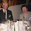 Adelaide, 1994, Harry (Cherry) Carter, Bert Newton (Engineer/Officer 460 squadron) and wife.