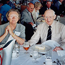 Bill & Joy Moffatt enjoy a breather at lunch.