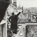The Dutch people were so happy they climbed on the roofs of their homes to wave to the planes