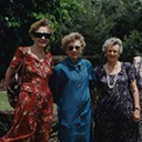Wives of Members of 460 Squadron, Queensland, Armistice Day, 1995.Left to Right: Barbara Woods, Millie Cumming, Gloria Brough, Joan McKane, ?? Williams, Betty Bates, Fay Wheatley, Estelle Petersen.